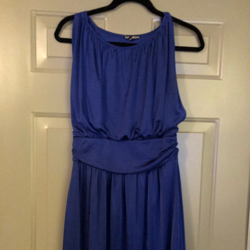 Royal blue dress